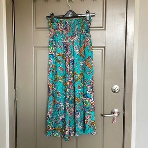 Love Tree flowy petite pants with thick waistband